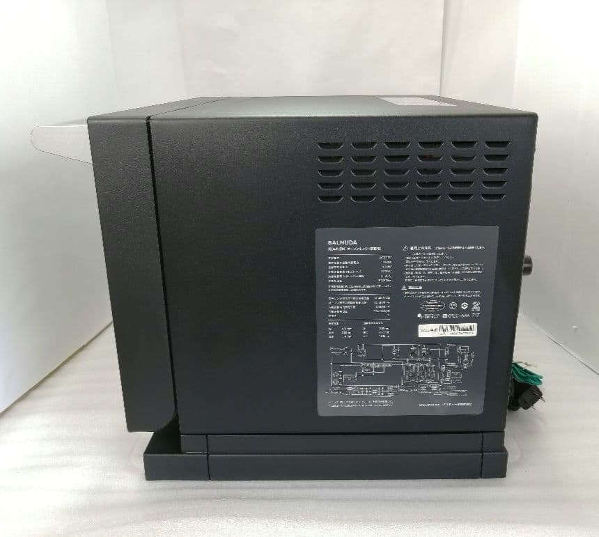 22年製 バルミューダデザイン　オーブンレンジ　ブラック　024