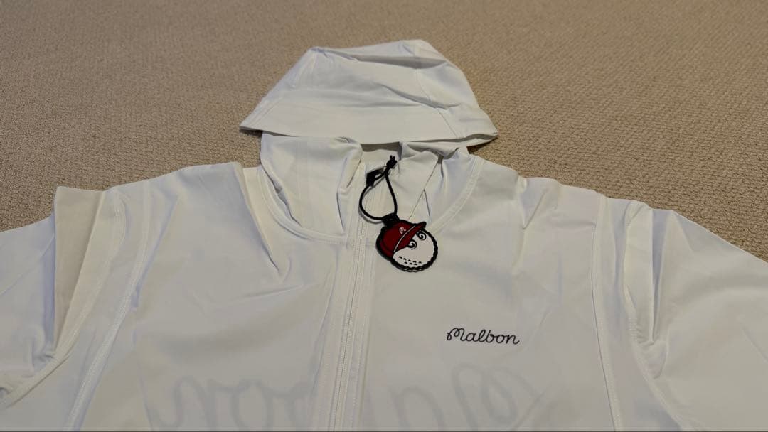 Malbon フード付きジャケット ホワイト