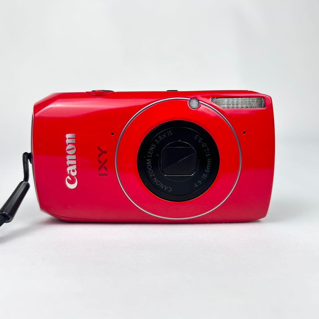 【美品】Canon キャノン IXY 30S レッド 赤 コンデジ 動作確認済