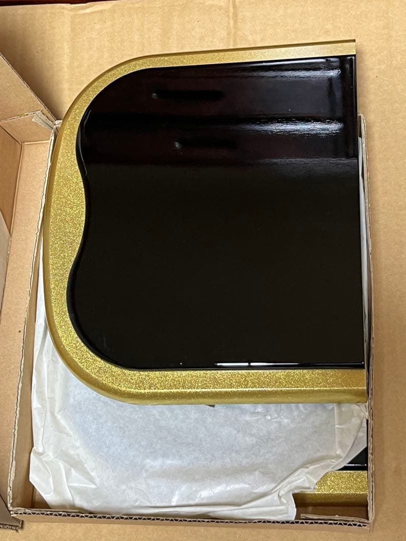 【即ご購入OK】(お値下げ中!)ひな人形三段飾り 黒色 ／送料込み