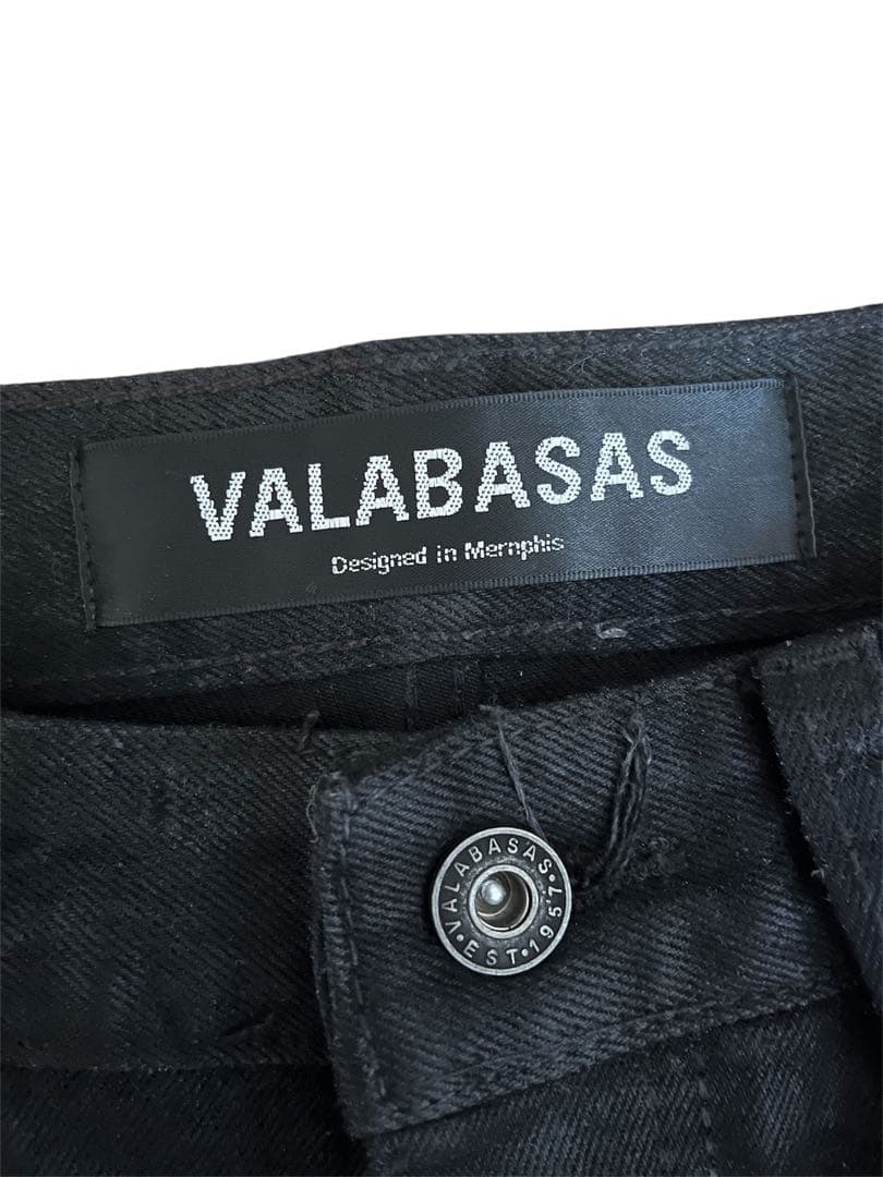 パンツ VALABASAS wax coating Baggy Denim