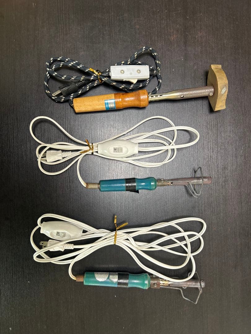 アートフラワー用コテセット　「コテ3本、葉型1種、コテ先16種」