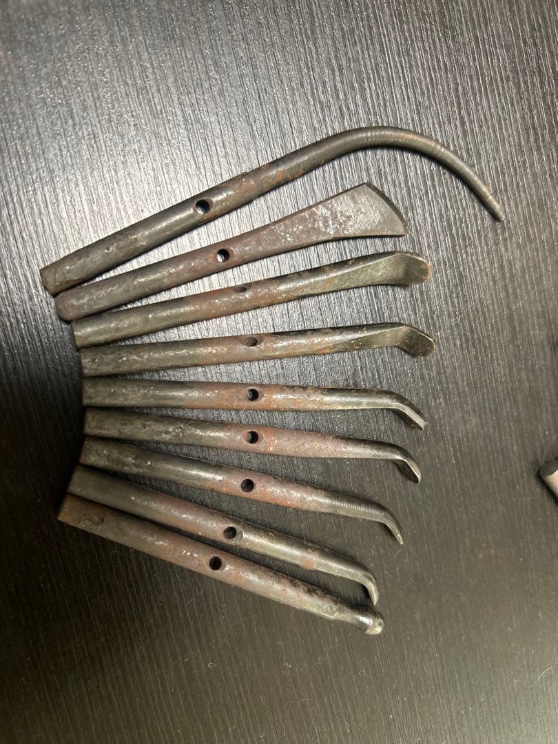 アートフラワー用コテセット　「コテ3本、葉型1種、コテ先16種」