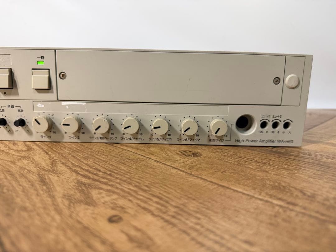 ◆音出しOK◆Panasonic◆ハイパワーアンプ◆WA-H60◆音響機材◆