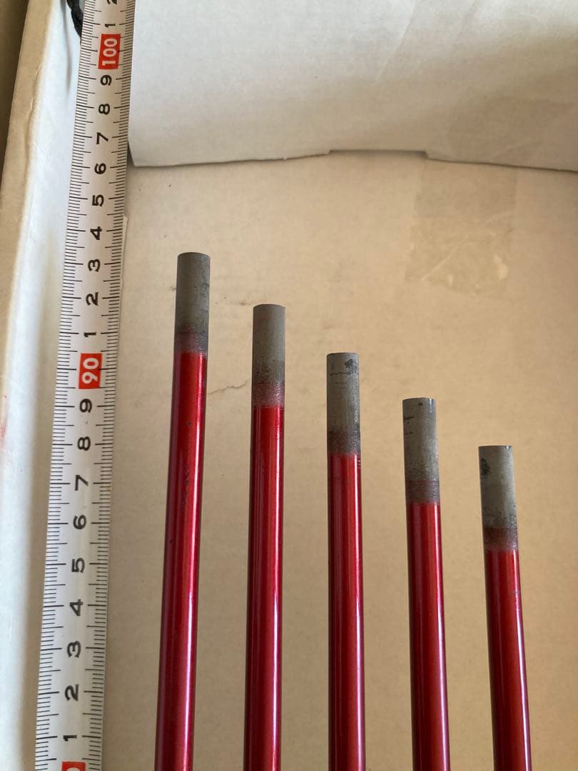 ゼクシオ11アイアンSRシャフトのみボルドー5本美品