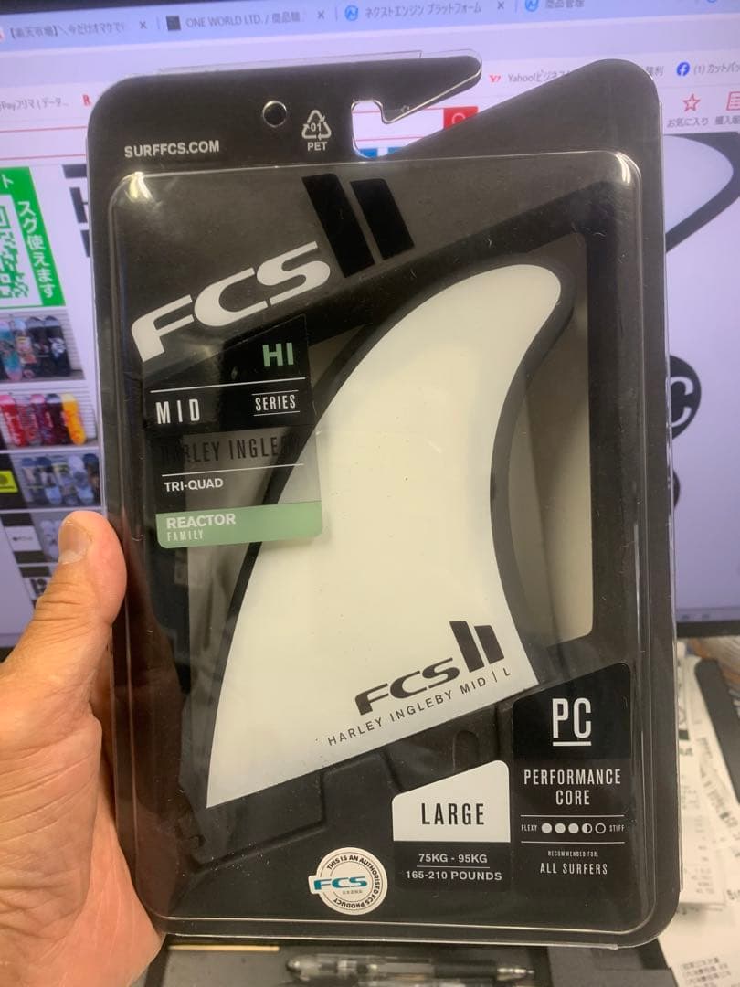 FCS2 FCS HI QUAD HARLEY エアコア TRY QUAD