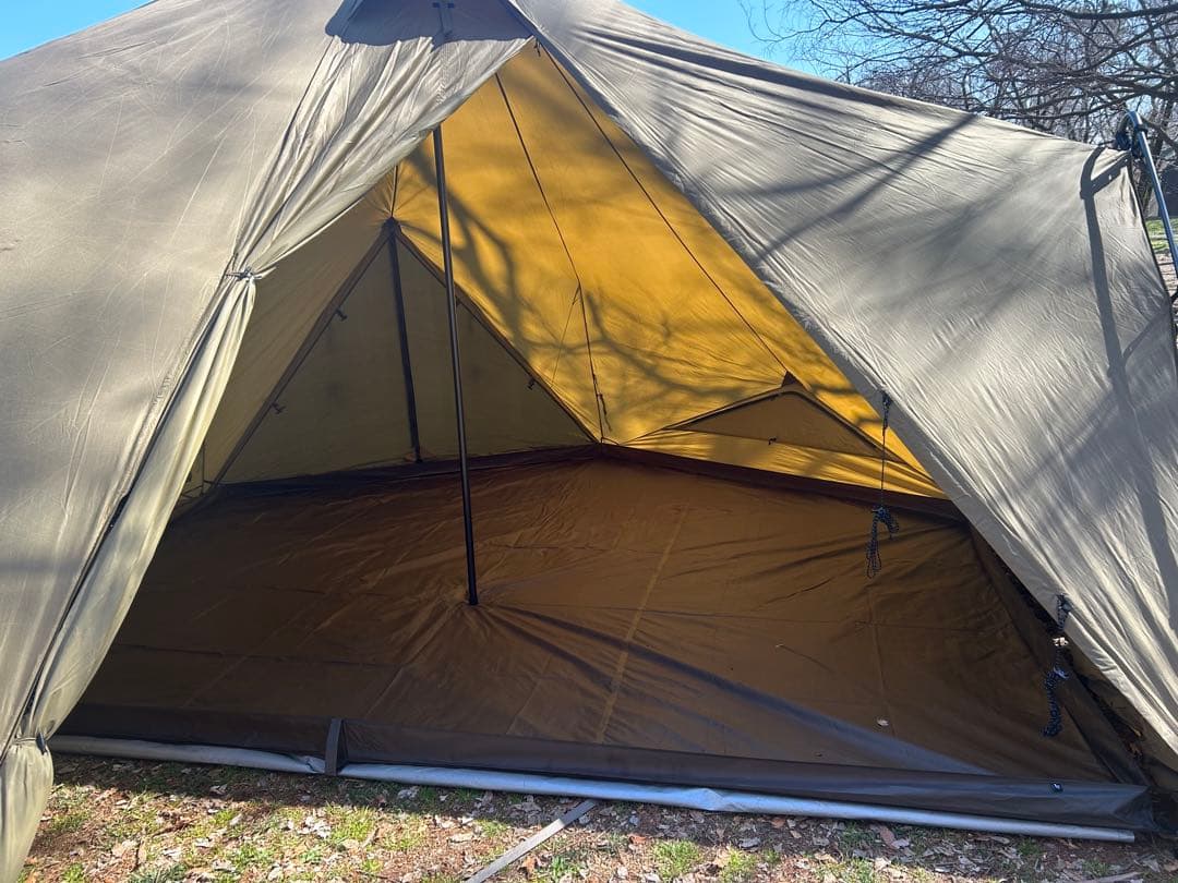 テ*☆様 ZANE ARTS ゼクーL（グランドシート（自作）＋DODトンガリハ