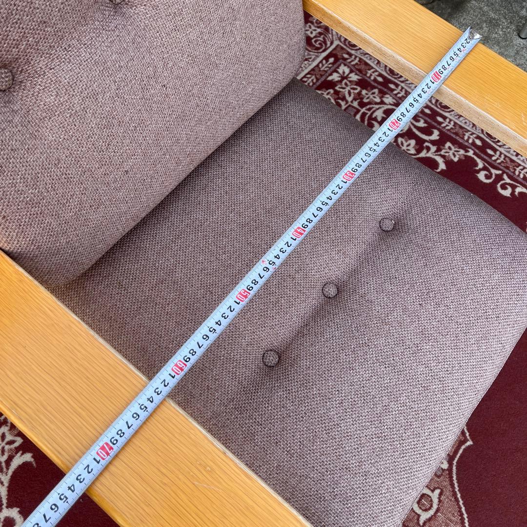 天童木工 Tendo◾️肘掛けアーム付き シングルソファ 1Pソファ 木製家具