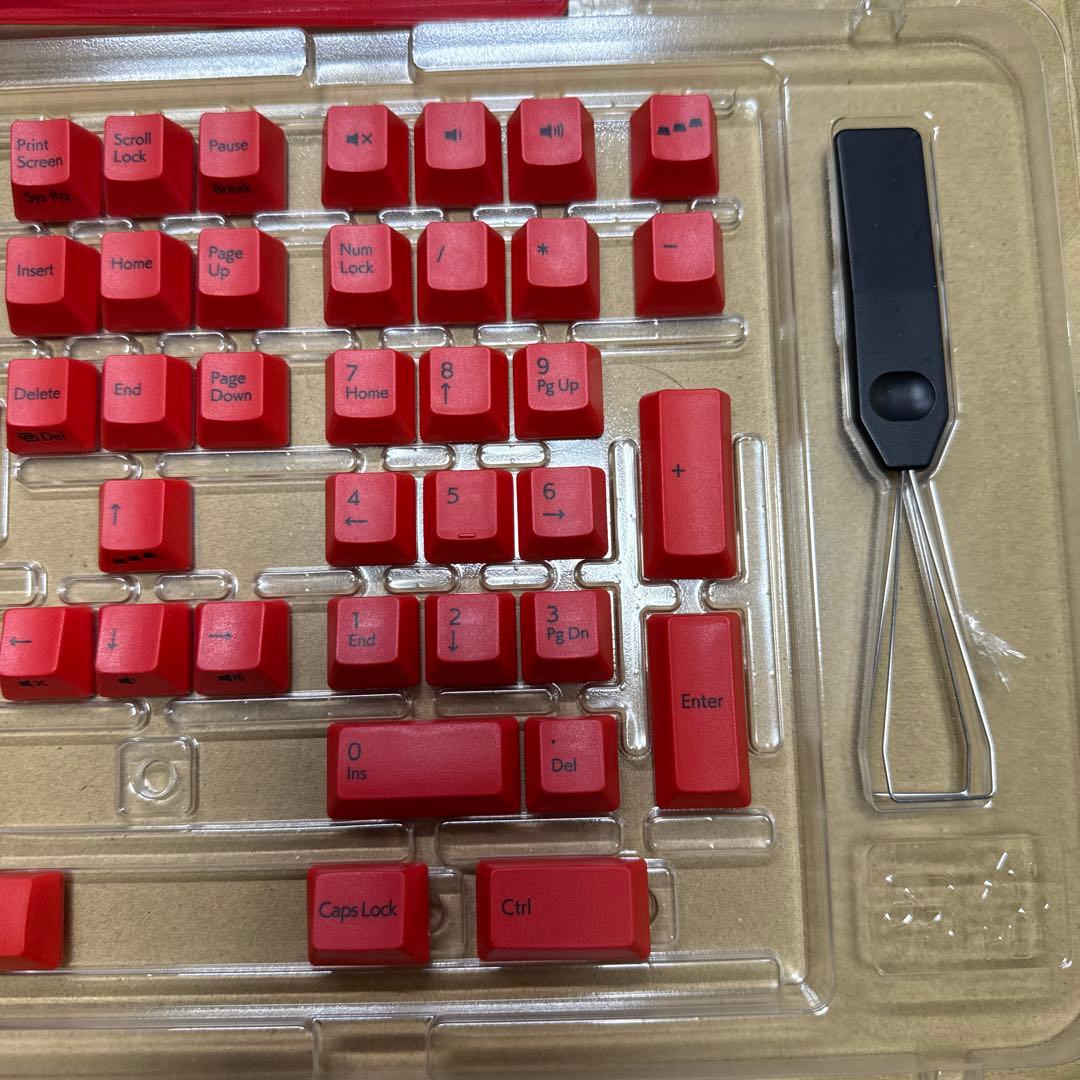 REALFORCE　カラーキーキャップ　R3/R3S　レッド　M0323J