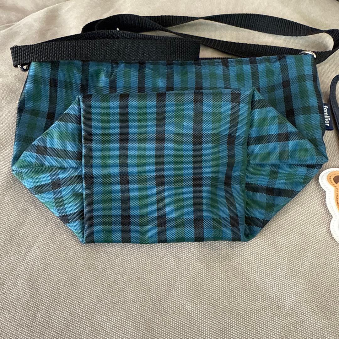 ファミリア　ポシェット　ブルー