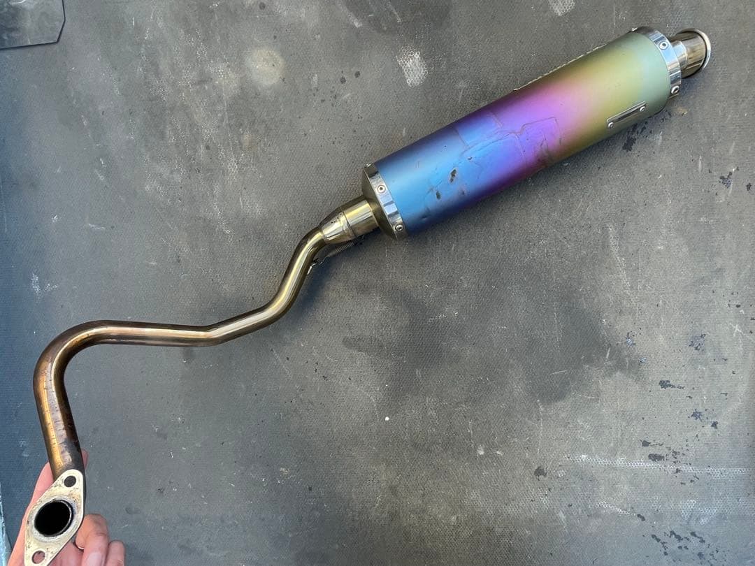 モリワキ　ゼロ　リード125 JF45 フルエキゾースト マフラー　中古品