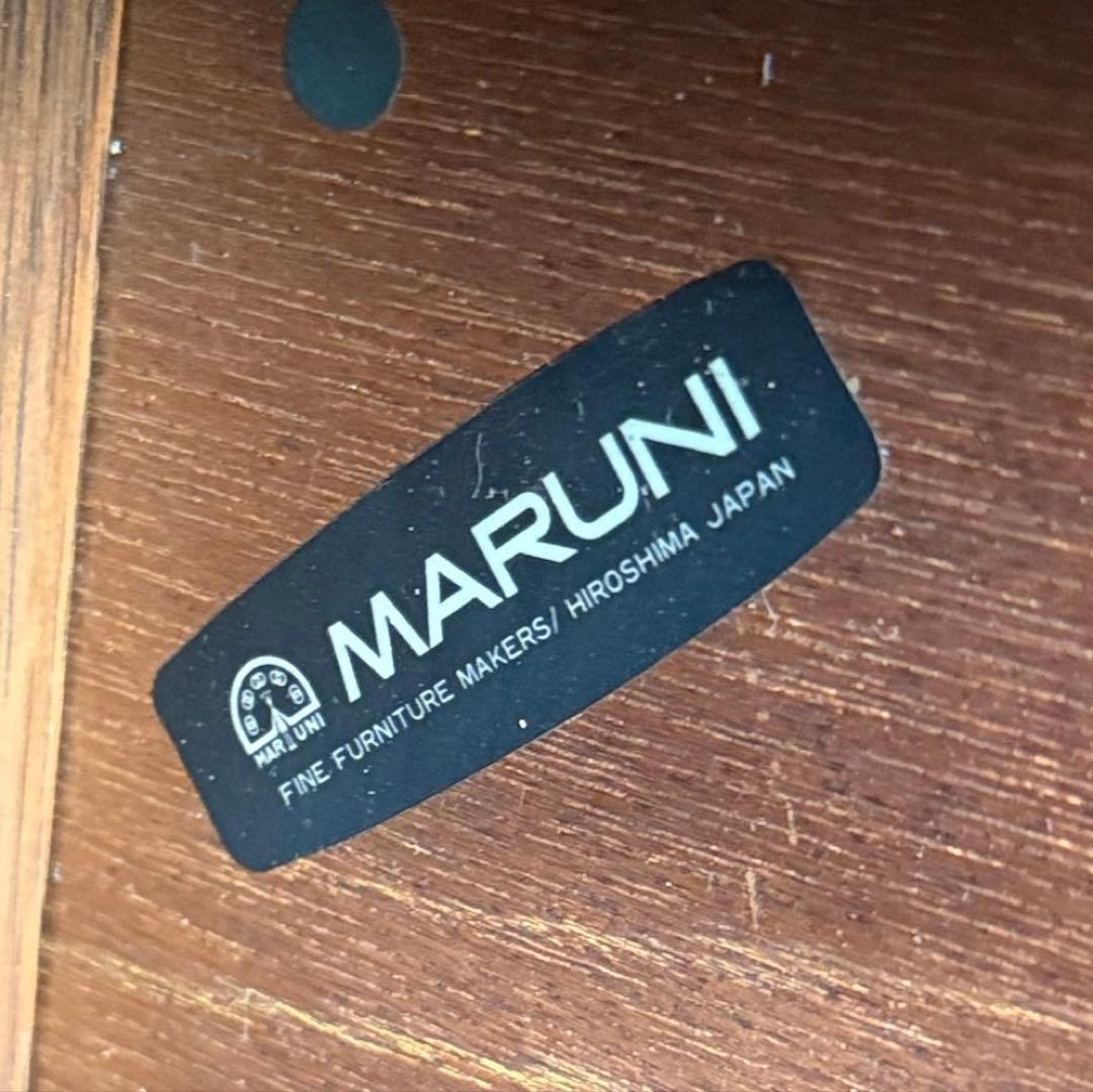 HR737 【ビンテージ】　マルニ木工　サイドテーブル　丸テーブル