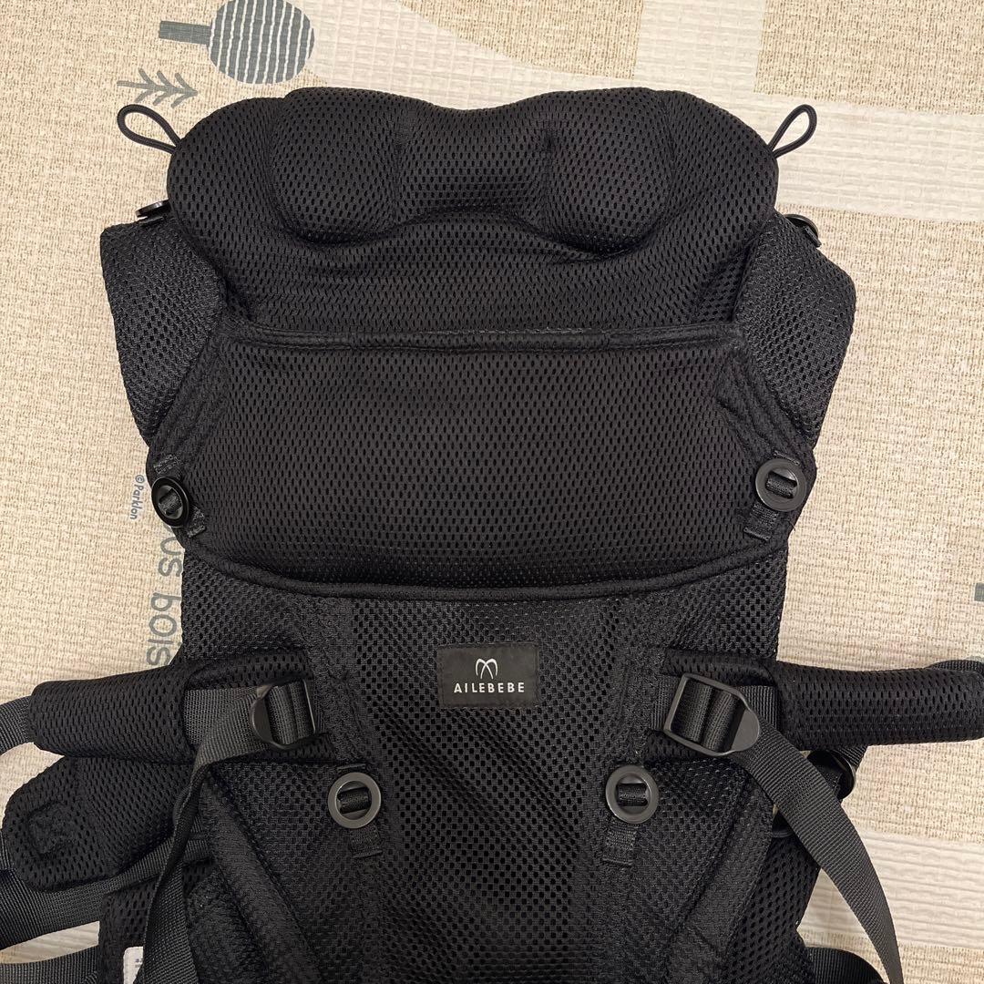 ALLEBEBE 抱っこ紐 ブラック