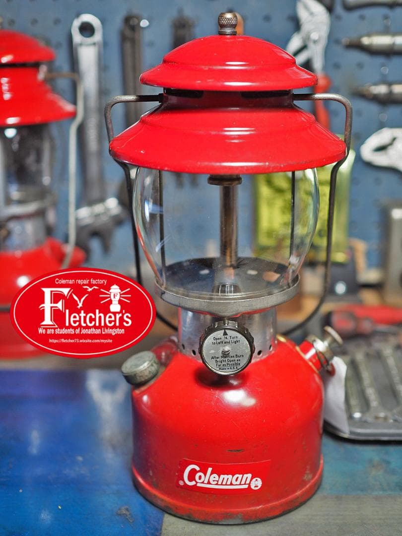 1963年8月 コールマン 200A ランタン （通称レッドボーダー）u07