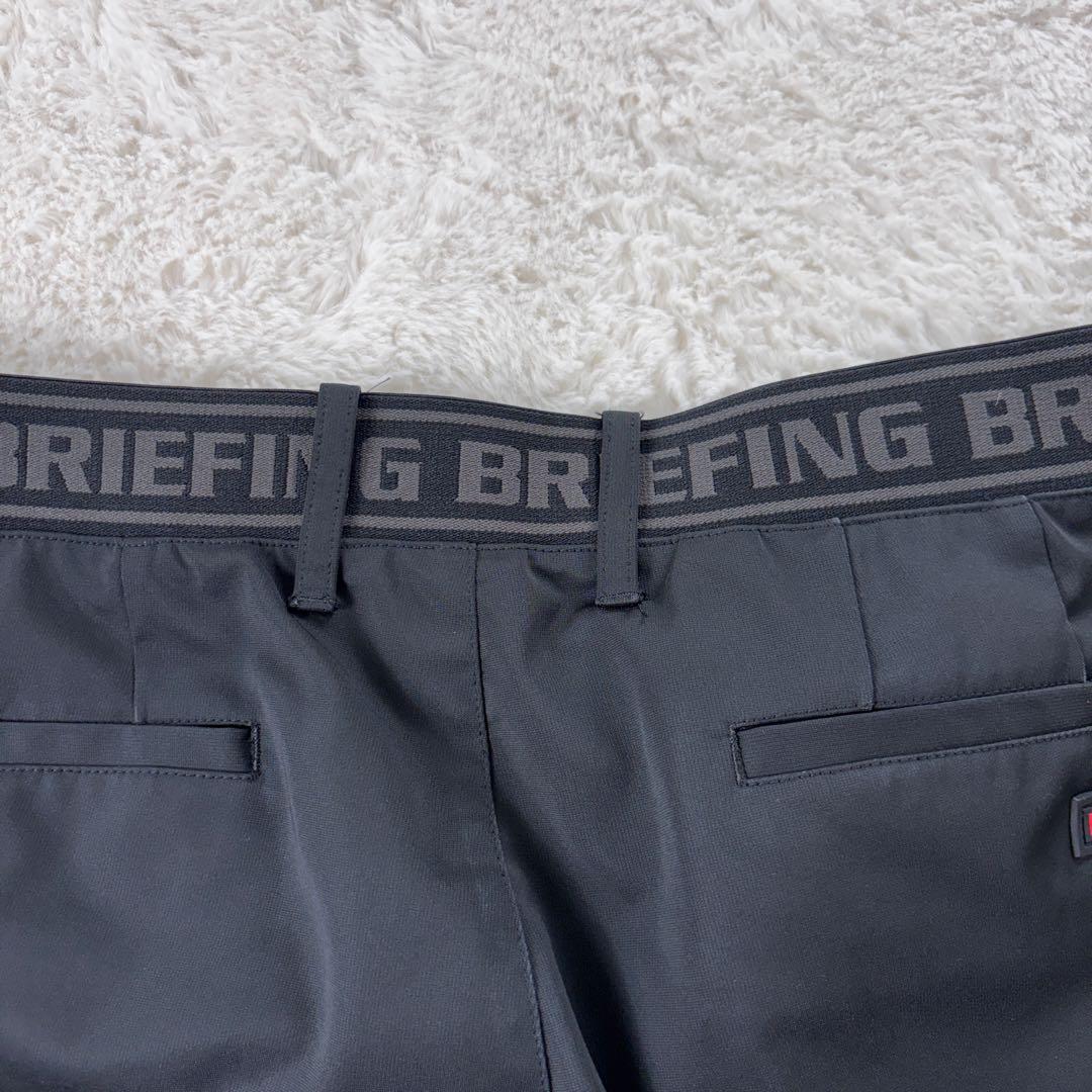 極美品 ブリーフィング ゴルフ エラスティック ショートパンツ L ブラック