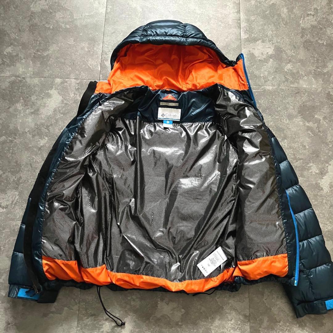 columbia omni-heat  down hoodie 短丈