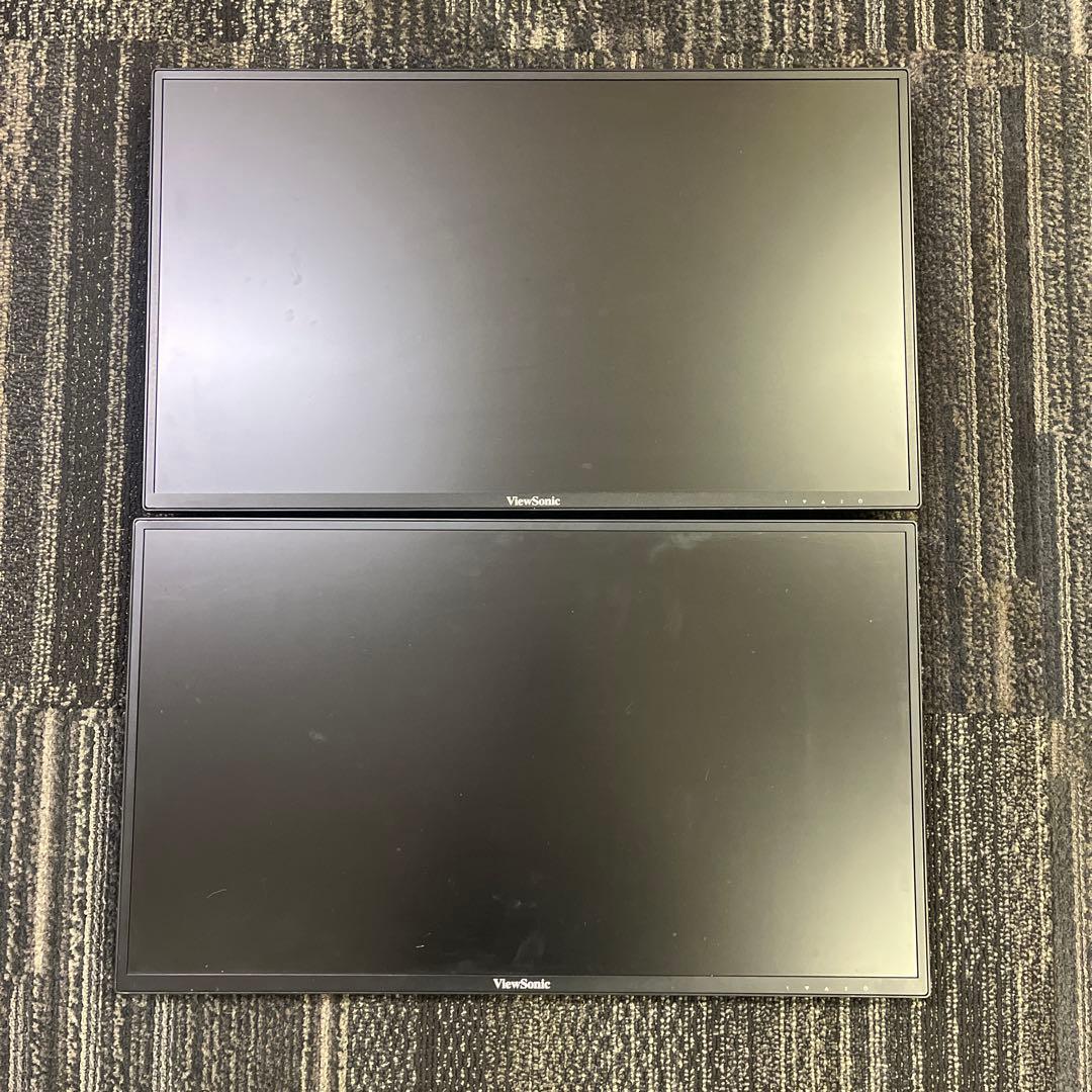 ViewSonic VA2419-smh 2個　デュアルモニターアームセット