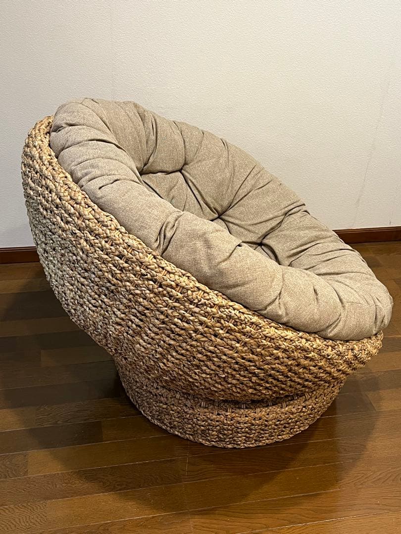 大人気　パパサンチェア　リバーシブル　リラックスチェア　1人インテリアソファ