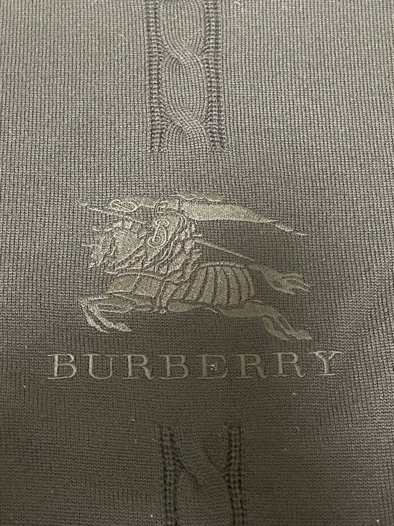【ヴィンテージ】Burberry GOLFブラック クルーネックセーター