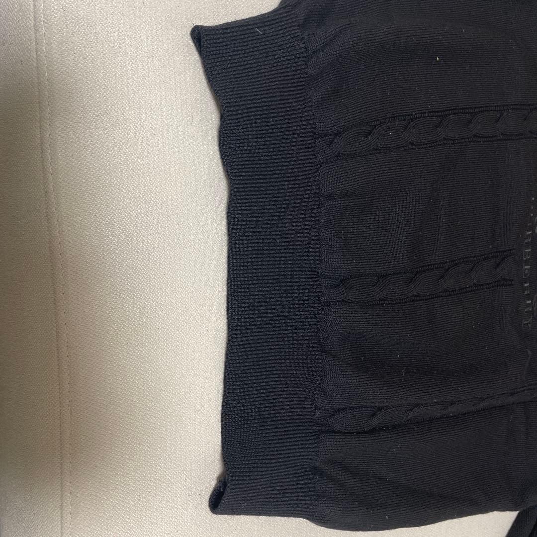 【ヴィンテージ】Burberry GOLFブラック クルーネックセーター