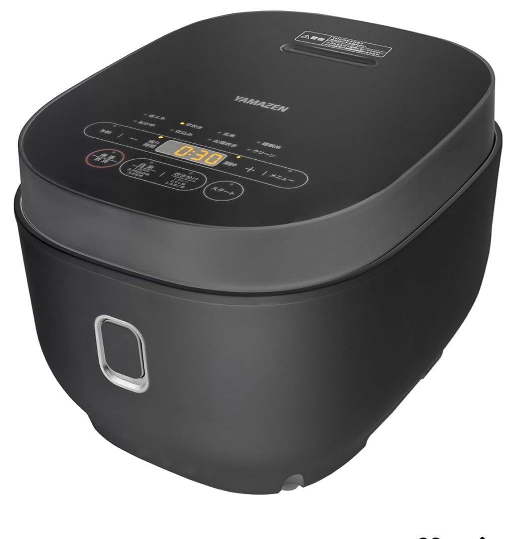 新品　炊飯器 マイコン式 5.5合 白米炊分け機能　クリーンモード搭載　ブラック