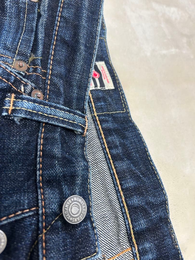 桃太郎ジーンズMOMOTAROJEANS 出陣レーベル デニム