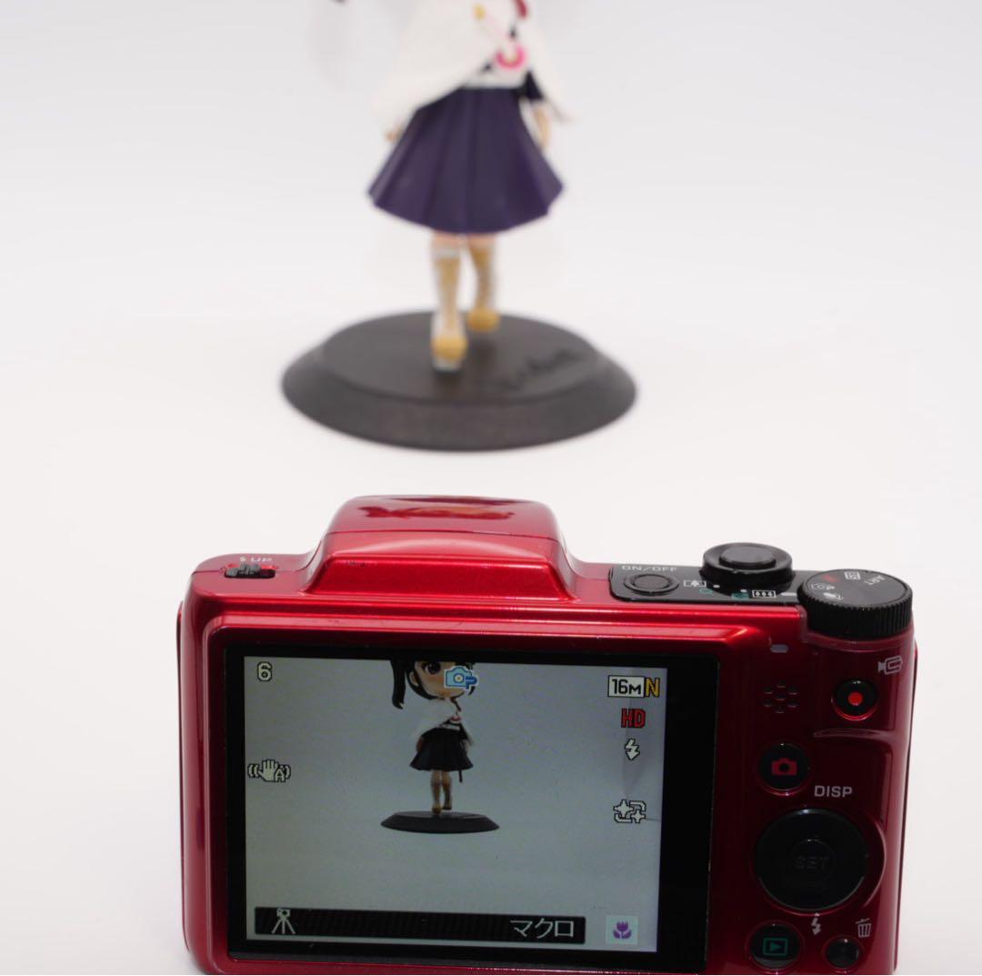 【動作品】CASIO EXILIM EX-H60 デジカメ 赤 作例アリ