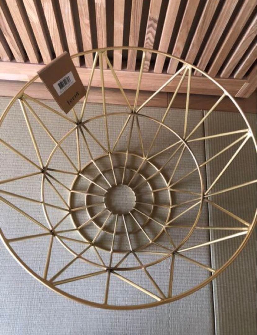ferm LIVING ファームリビング ワイヤーバスケット S ブラス　真鍮