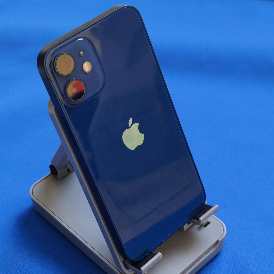 iPhone 12 mini 64GB ブルー 本体 美品 バッテリー74%