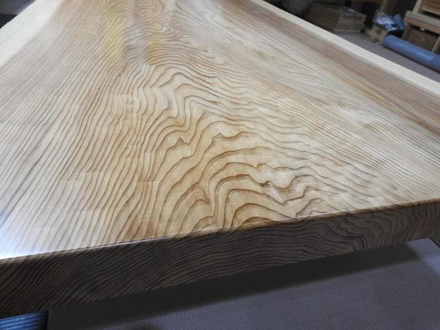 №48　熊本・阿蘇杉　一枚板☆座卓☆超巾広！新入荷