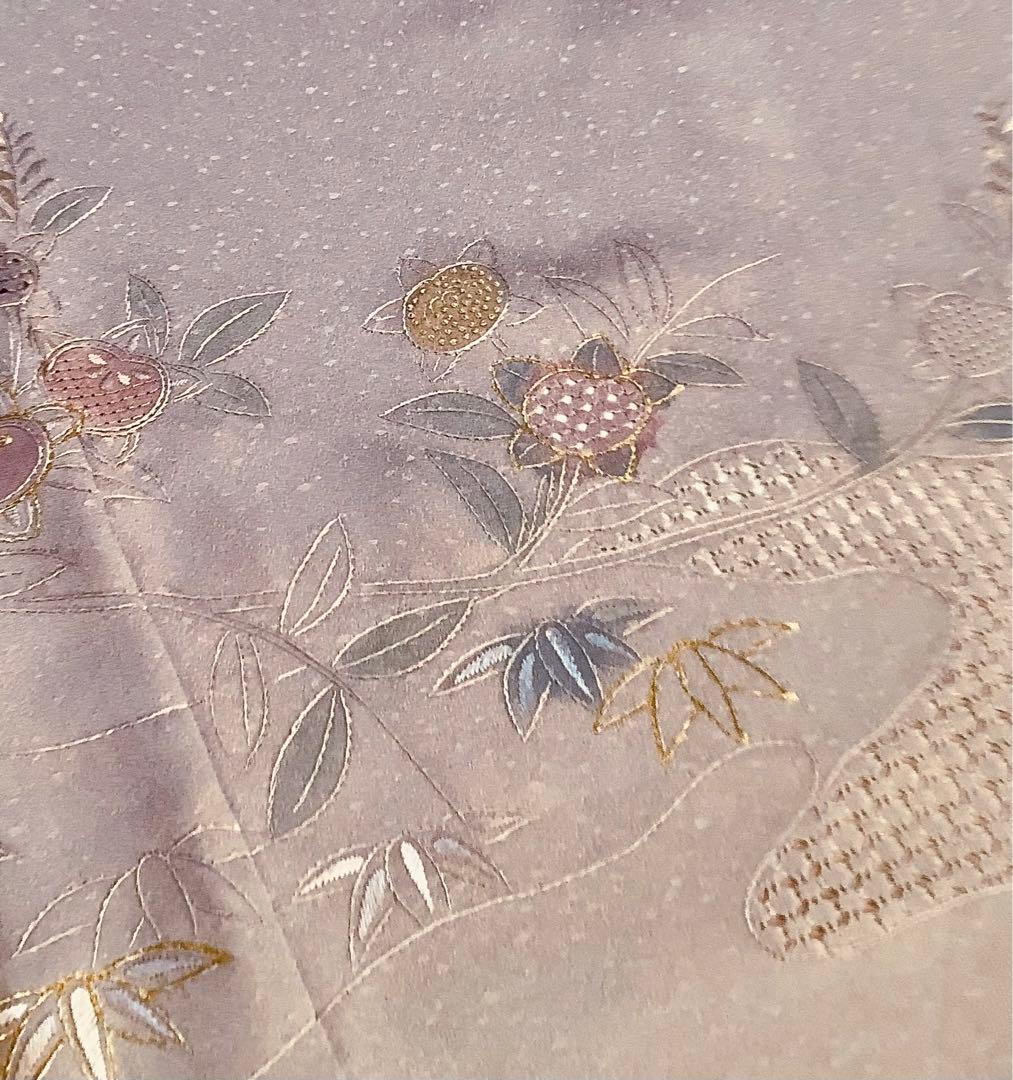 新品正絹訪問着中国三大刺繍　スワトウ刺繍　汕頭刺繍　相良刺繍　総刺繍⑨