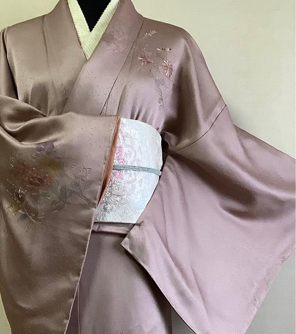 新品正絹訪問着中国三大刺繍　スワトウ刺繍　汕頭刺繍　相良刺繍　総刺繍⑨