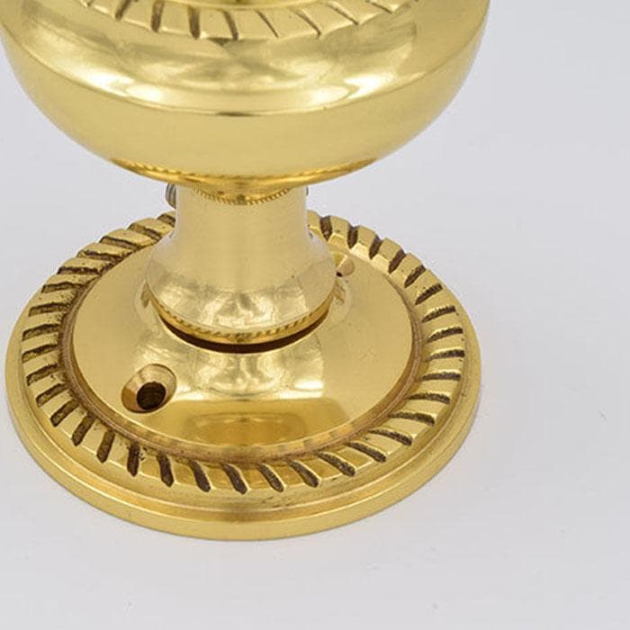 真鍮製ドアノブ　ジョージアンラウンド