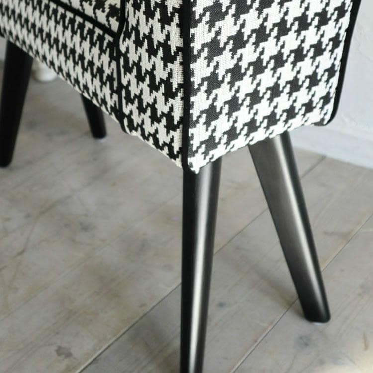 千鳥格子 スリムスツール 小型