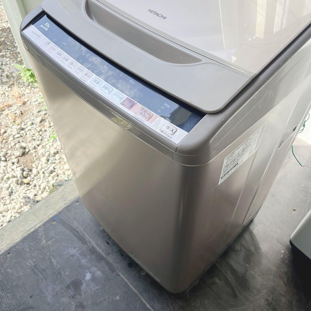 213取付無料！日立ビートウォッシュ 高性能おしゃれブラウン10kg洗濯機