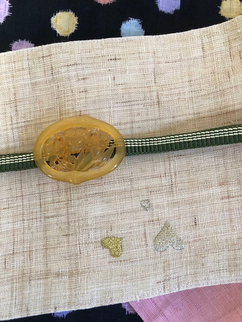 ツモリチサト　浴衣　猫　水玉　帯　帯締　帯留飾り　帯紐　着付け小物　まとめ売り