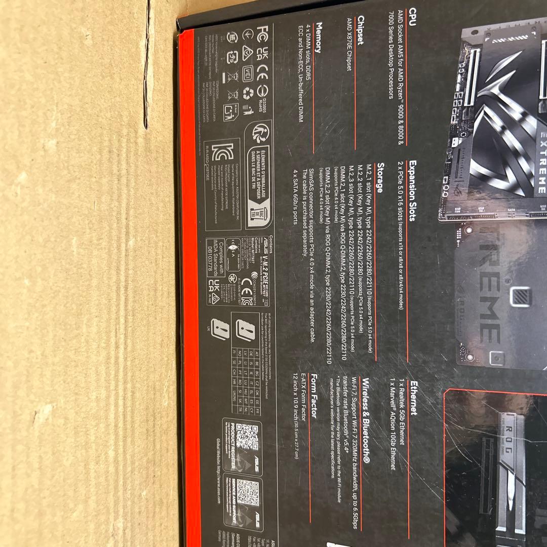 ROG CROSSHAIR X870E EXTREME AMD AM5 マザー