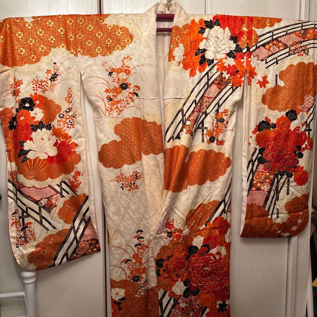 最終お値下げ　美品　京都　豪華　お振袖　手描き　金彩　成人式　卒業式