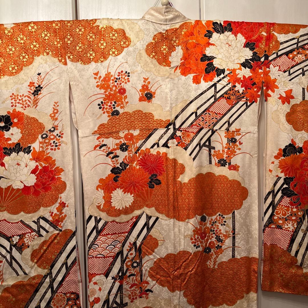 最終お値下げ　美品　京都　豪華　お振袖　手描き　金彩　成人式　卒業式