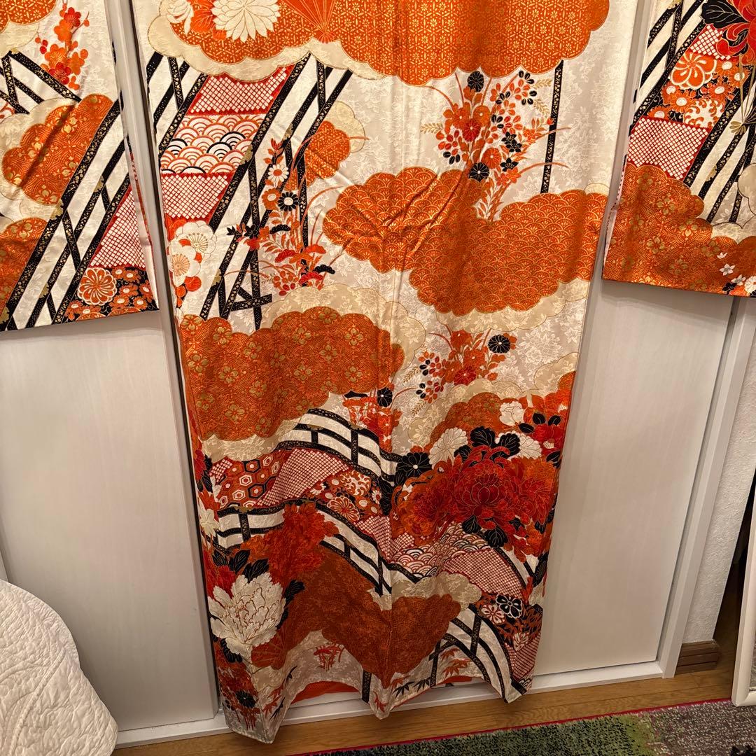 最終お値下げ　美品　京都　豪華　お振袖　手描き　金彩　成人式　卒業式