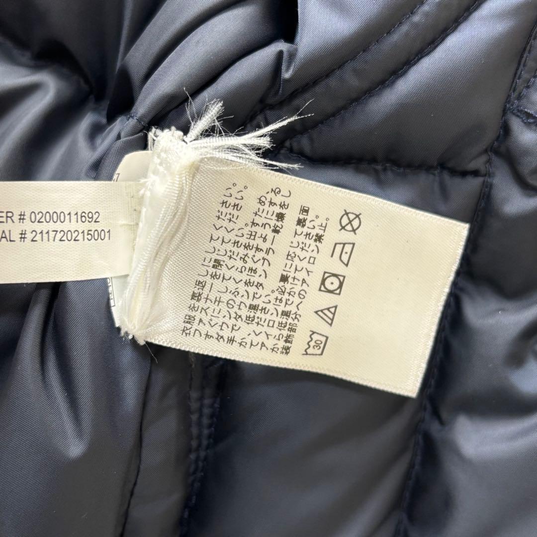極美品 ポロラルフローレン ダウンベスト フード 2way ネイビー