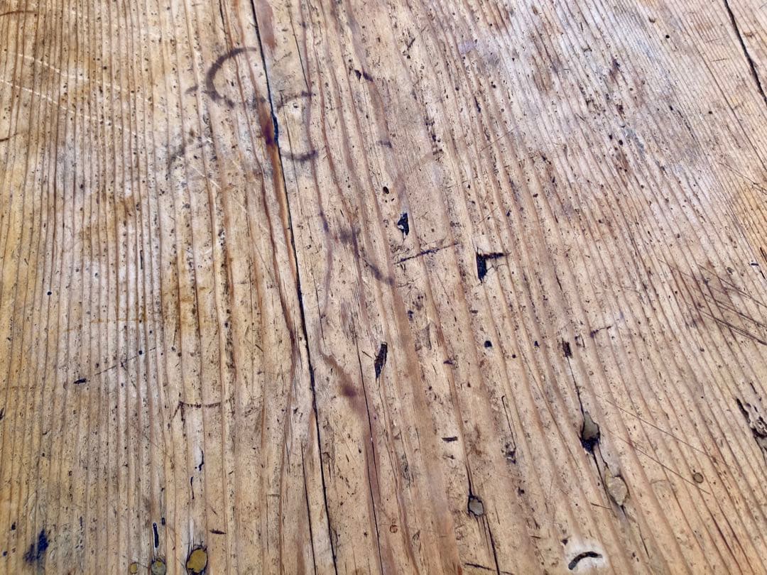 アンティークキャスター付きテーブル