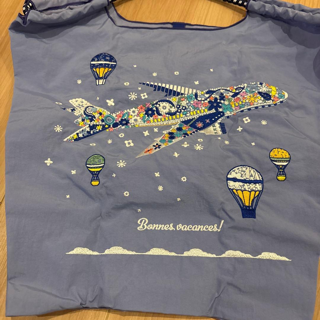 国際線限定 機内販売 ANA ボールアンドチェーン　コラボエコバッグ　未使用