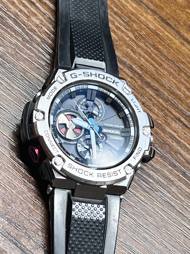 【美品】G-SHOCK GST−B100-1AJF Bluetooth機能付き