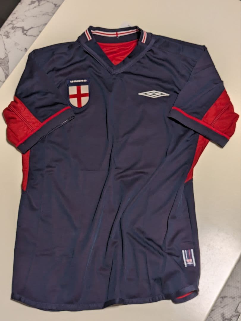 【新品】Umbro イングランド代表 02-03 アウェー 半袖 ユニフォーム