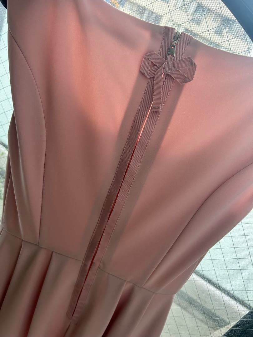 FOXEY ピンク ノースリーブ ワンピース