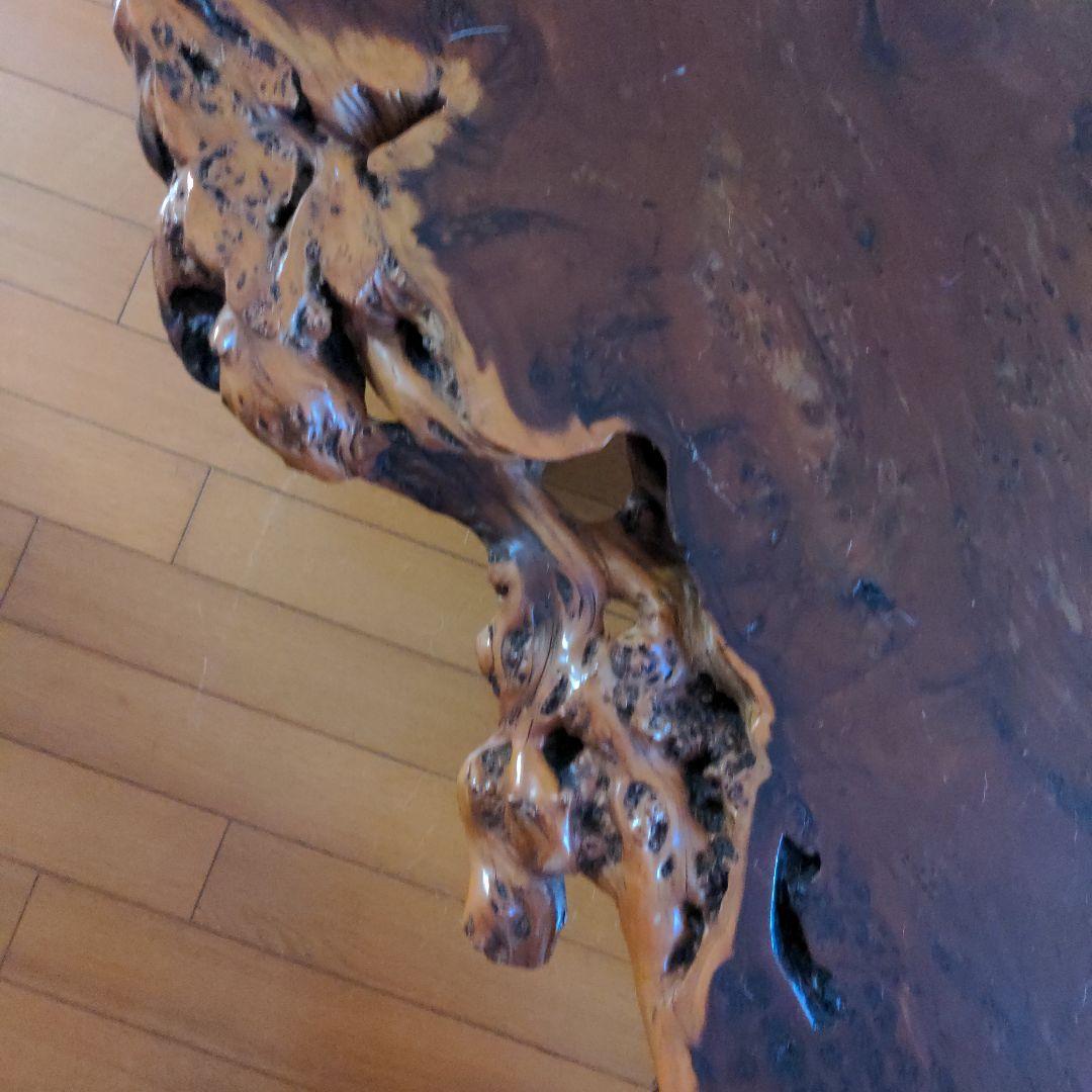 1枚板　ローテーブル