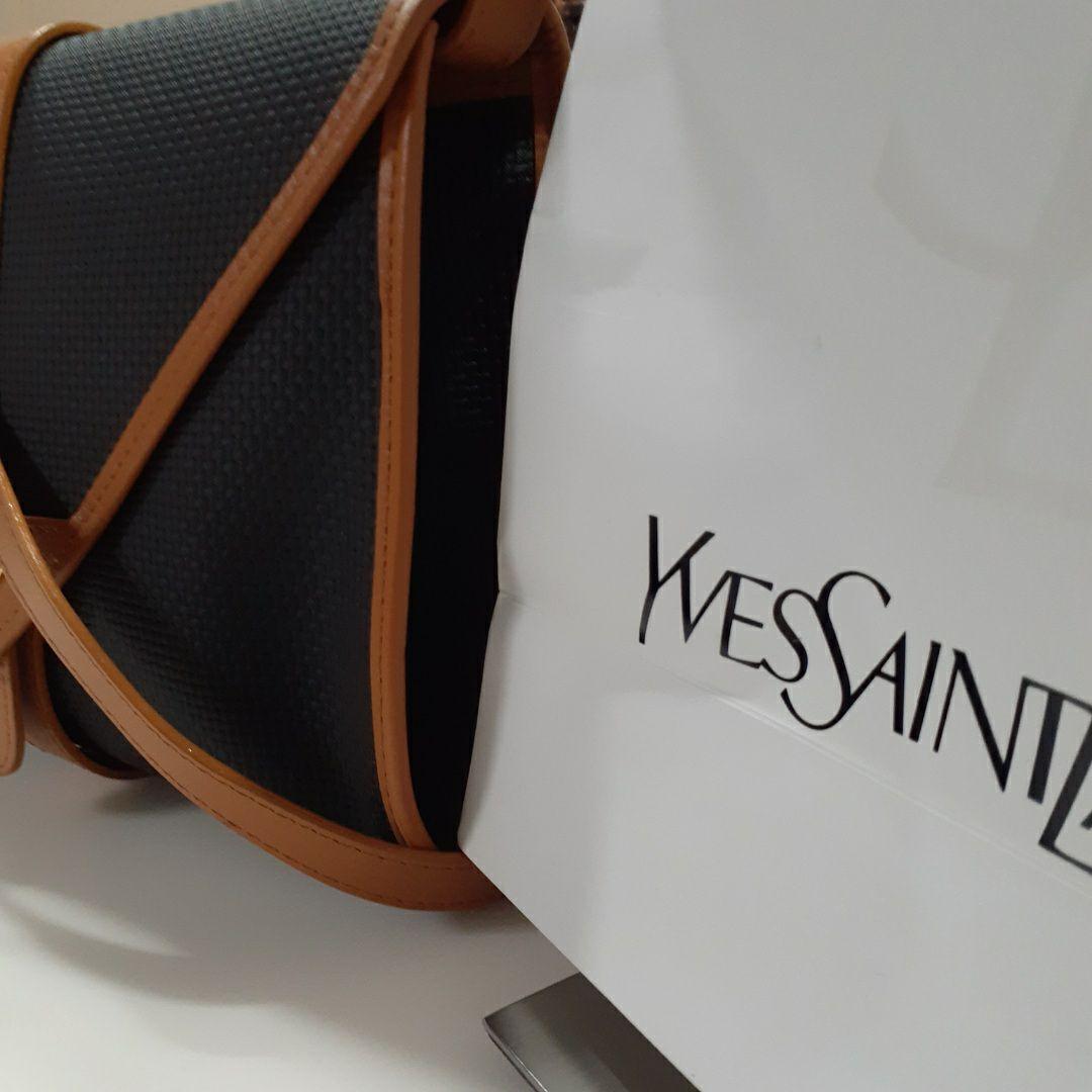 YSL イヴサンローラン ショルダーバッグ バイカラー SAINTLAURENT