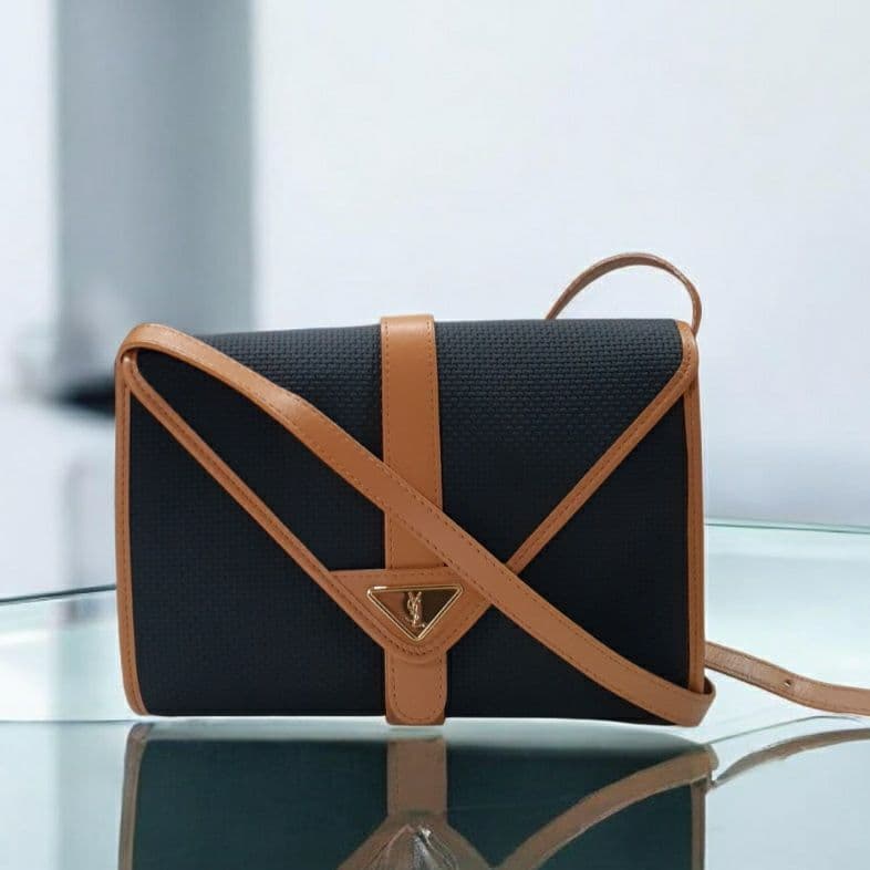 YSL イヴサンローラン ショルダーバッグ バイカラー SAINTLAURENT