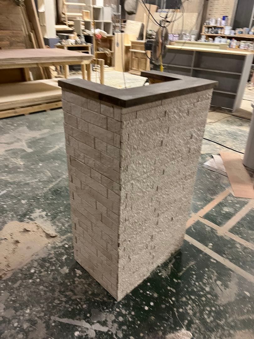 現品処分　レジカウンター　受付カウンター